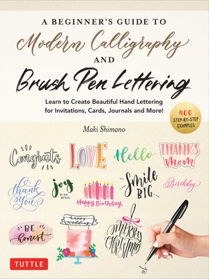 cover image of Beginner's Guide to Modern Calligraphy & Brush Pen Lettering